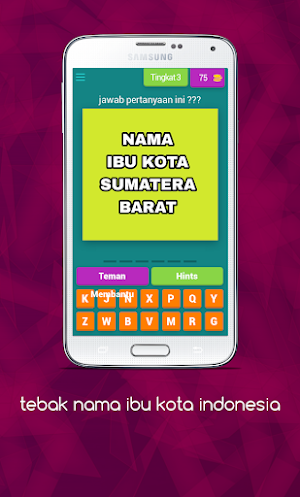 tebak nama ibukota indonesia Screenshot 3