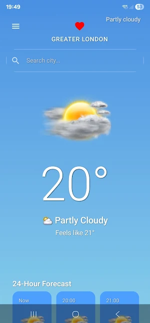 Easy Weather: Local & Global Screenshot 1