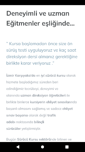 KARŞIYAKA ATA SÜRÜCÜ KURSU Screenshot 3