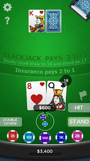Blackjack 21 Screenshot 1