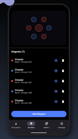 Magnetica: Magnetic Field Sim Screenshot 2