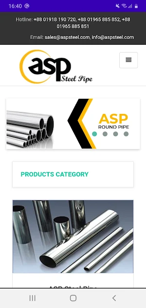 Asp steel pipe Screenshot 3