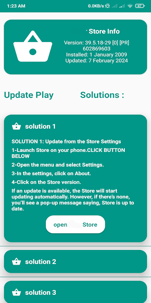 Software Update Services Info Screenshot 2