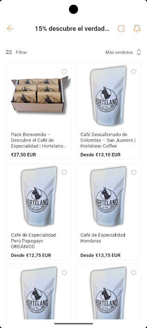 Hortelano Coffee Roasters Screenshot 3