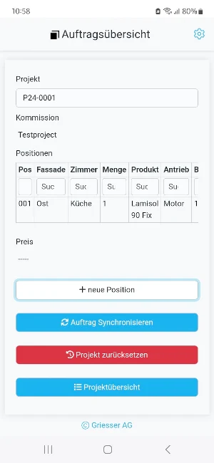 MyGriesser OnSite Screenshot 0