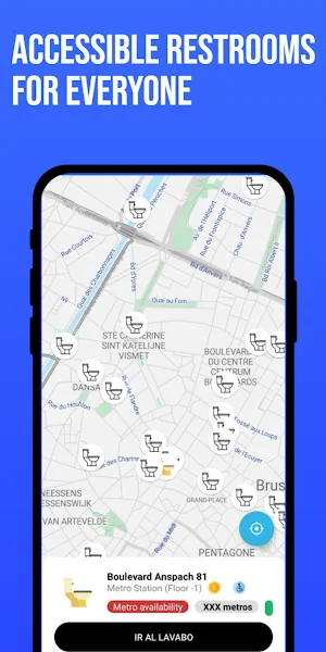 Public Toilets in Brussels Screenshot 1