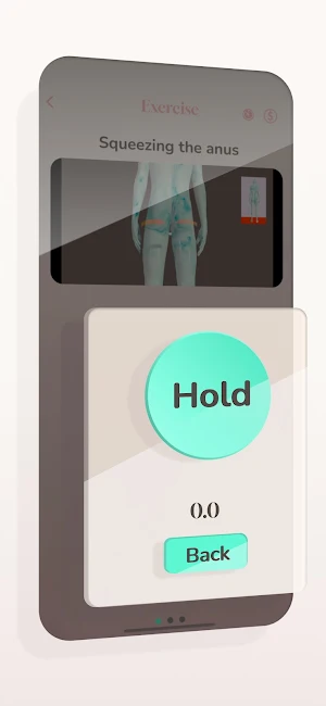 Kegel exercise set Screenshot 1