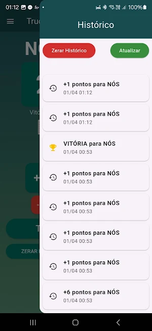 Marcador de Truco Brasil Screenshot 3