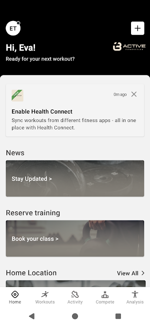 B-Active Fitnessclub Screenshot 1