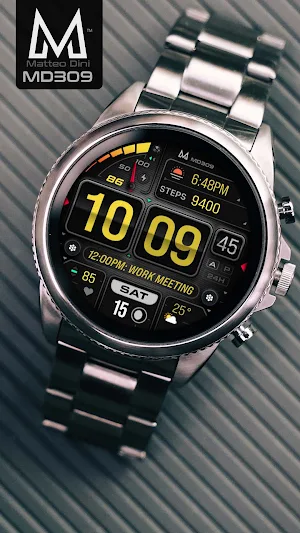 MD309 Digital watchface Screenshot 3