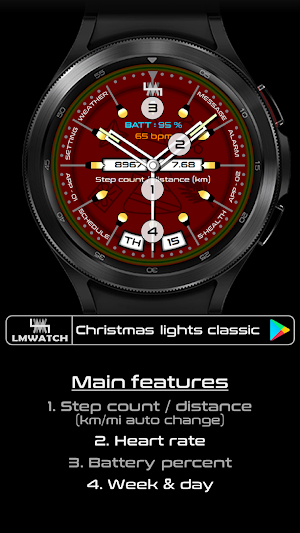 LMwatch Xmas lights classic Screenshot 1