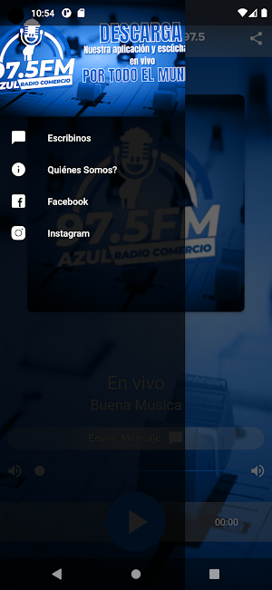 Radio Azul Comercio 97.5 Screenshot 1