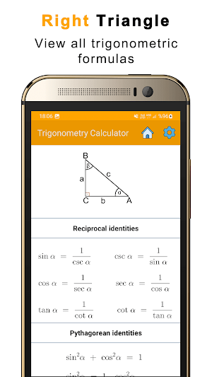 Trigonometric Calculator Screenshot 2