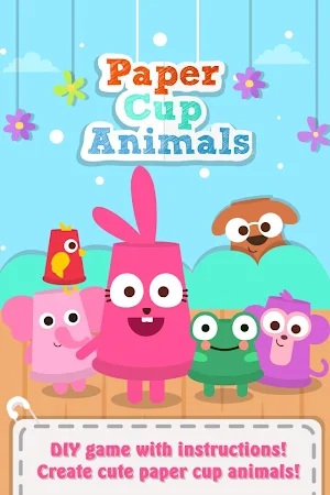 Paper Cup Animals Screenshot 2
