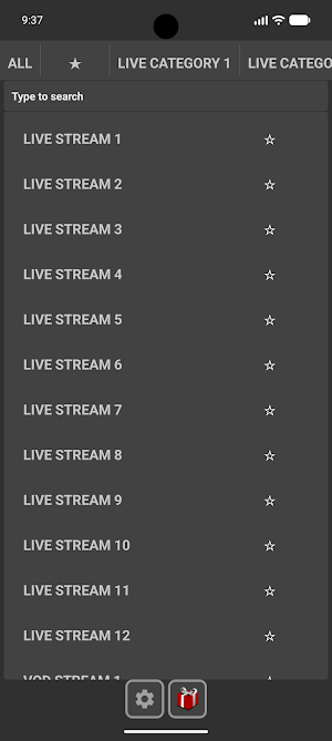 IPTV Player Xtream Screenshot 1
