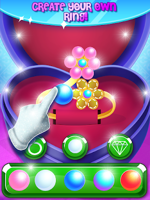 Jewelry Maker game - Design Jewellery for girls Screenshot 1