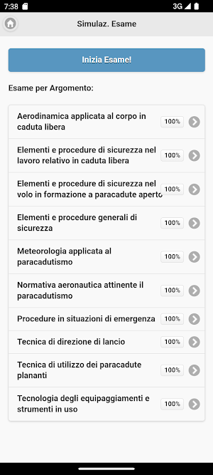 Quiz Paracadutismo Screenshot 1