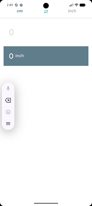 CM Inch Converter Screenshot 2