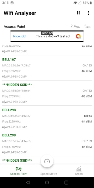 Wifi Analyser Screenshot 2