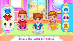 Babysitter a Day with Triplets Screenshot 1