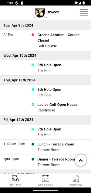 Leewood Golf Club Screenshot 3