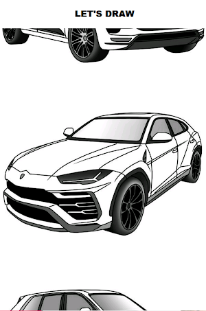 Draw Cars: SUV Screenshot 0