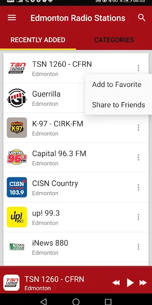 Edmonton Radio Stations - Canada Screenshot 1