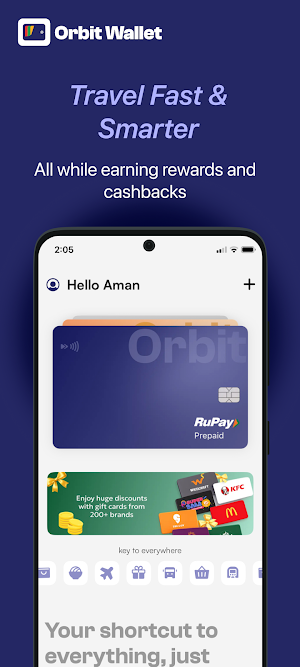 Orbit Wallet - NCMC cards Screenshot 0