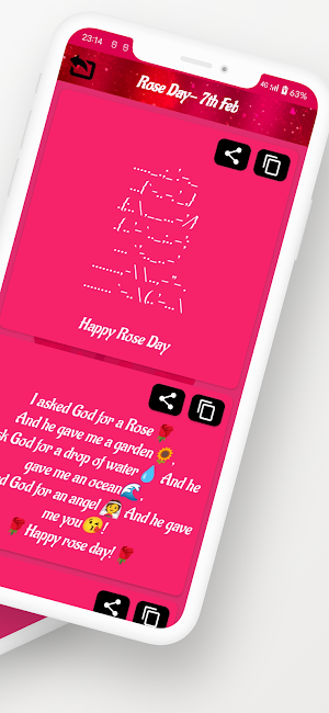 Valentine's Day Wishes Status Screenshot 1