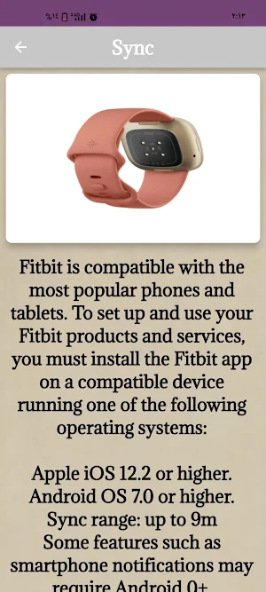fitbit versa 3 Guide Screenshot 1