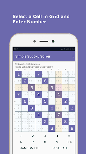 Simple Sudoku Solver Screenshot 2