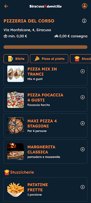 Siracusa a Domicilio Screenshot 1