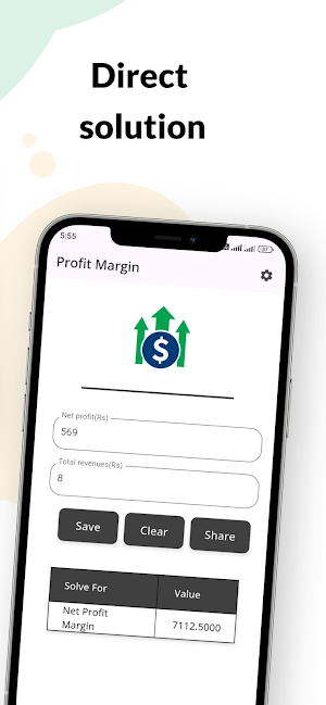 Profit Margin Calculator Screenshot 2