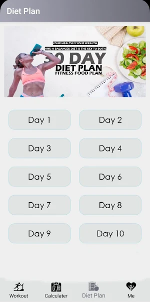 Flat Stomach Fitness & Diet Screenshot 2
