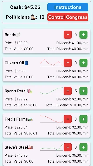 Insider Trading Simulator Screenshot 0