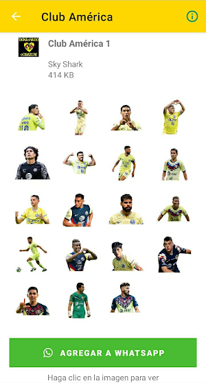 Club América Stickers Screenshot 0