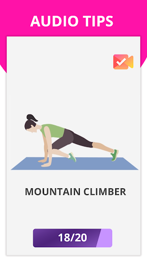Women Workout at Home - Female Fitness Fat Burning Screenshot 2
