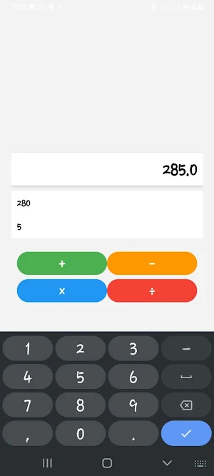 Calculator Screenshot 1