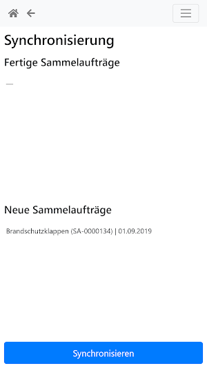 speedikon C - Sammelaufträge Screenshot 1