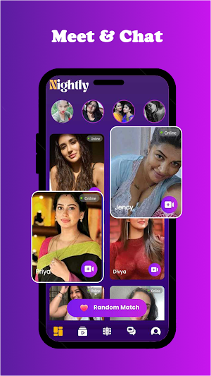 Nightly – Live Video Call Screenshot 1
