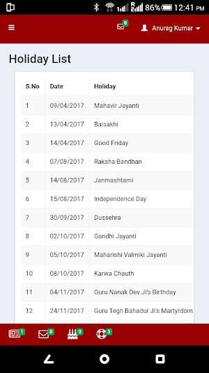 School Click - MOUNT CARMEL SCHOOL Screenshot 3