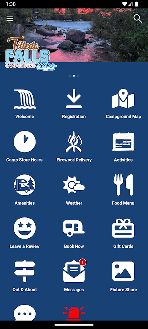 Tilleda Falls Campground Screenshot 0