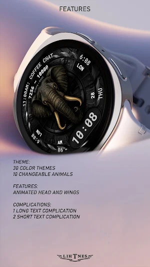 Animals Watch Face 106 Screenshot 3