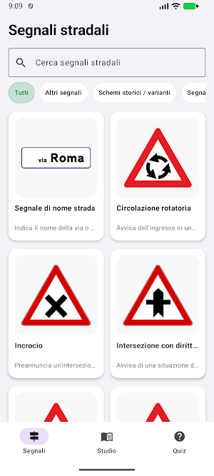Segnali Stradali Quiz Screenshot 0