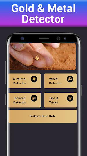 Gold detector - Metal detector Screenshot 0