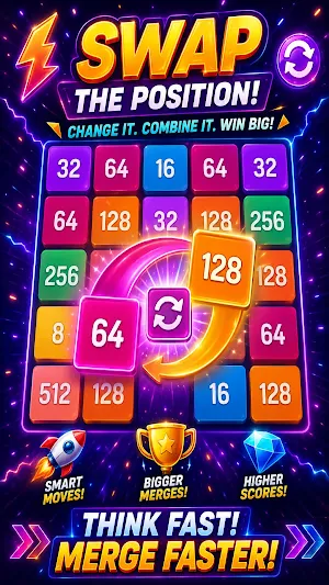 2048 Merge Games - M2 Blocks Screenshot 0