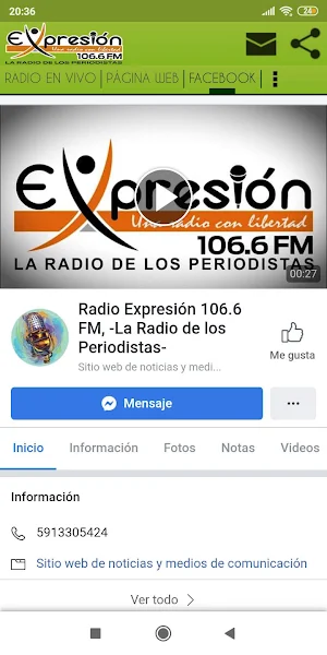 Radio Expresión Screenshot 3