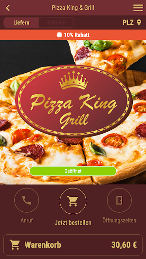 Pizza King & Grill Screenshot 0
