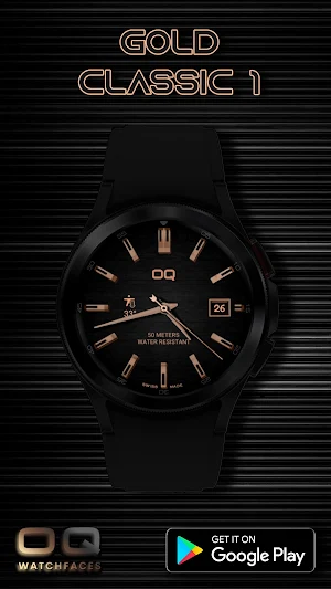 Gold Classic 1 Wear OS Screenshot 2