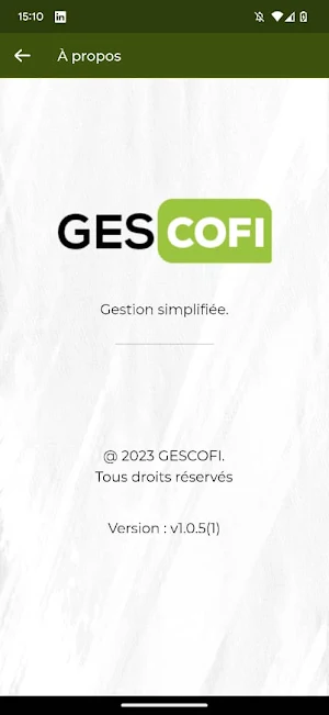 GESCOFI Screenshot 2